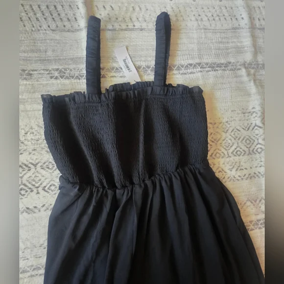 Elegant Black Maxi Dress The Drop Women's Jaya Smocked-Bodice Chiffon XLThe Drop - Picture 10 of 12